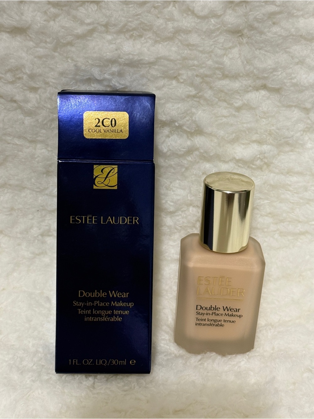 Estee Lauder Double Wear Foundation - Cool Vanilla (2C0) full size 1oz(30ml)